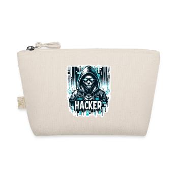 Hacker - Illustration - Bio-Täschchen - Natur - Vorne