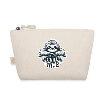 Chill Time - Sloth Illustration - Organic Pouch - nature - Front