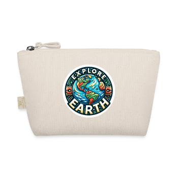 Explore Earth - Earth Illustration - Organic Pouch - nature - Front