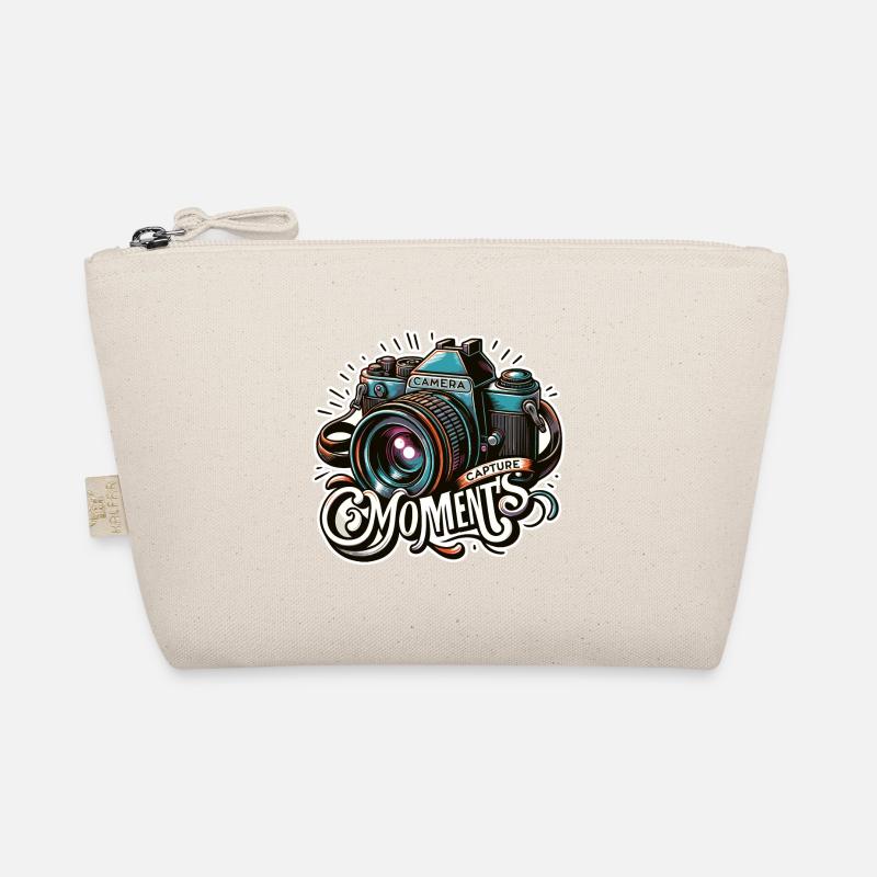 Capture Moments - Camera Illustration Organic Pouch