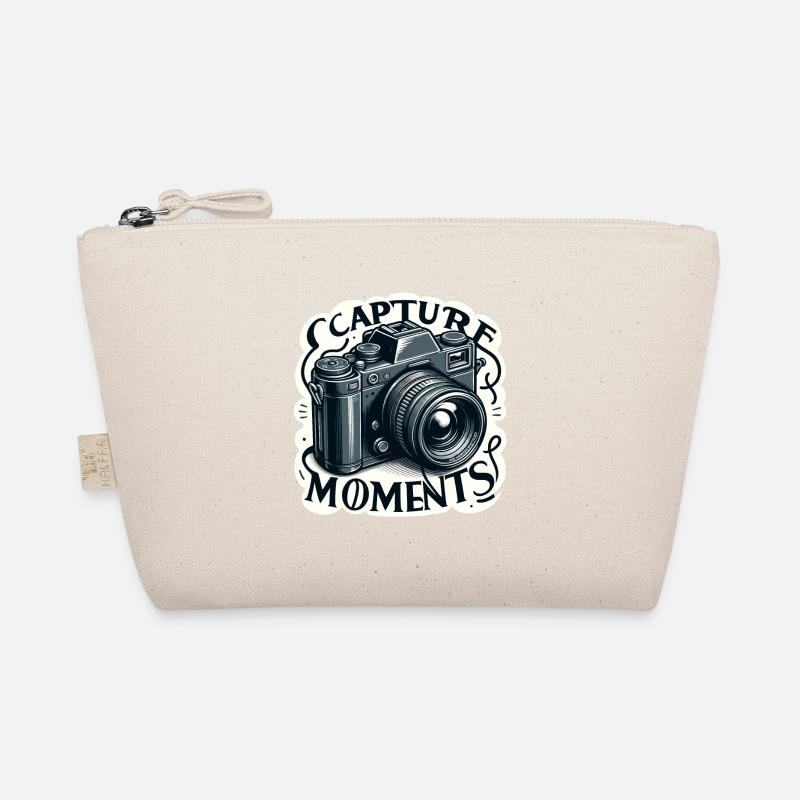 Capture Moments - Camera Illustration Organic Pouch
