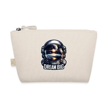 Dream Big - Astronaut Illustration - Bio-Täschchen - Natur - Vorne