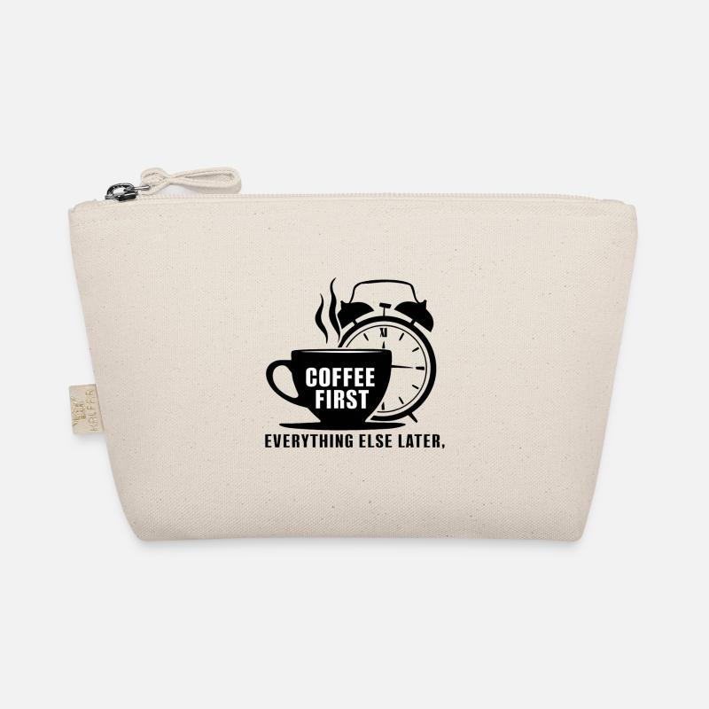 Erst der Kaffee, dann alles andere Bio-Täschchen