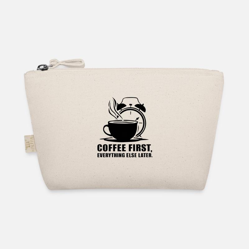 Erst der Kaffee, dann alles andere Bio-Täschchen