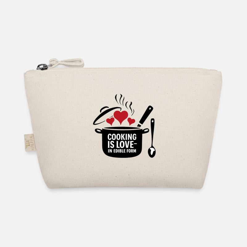 La cuisine, c’est l’amour sous forme comestible. Trousse biologique