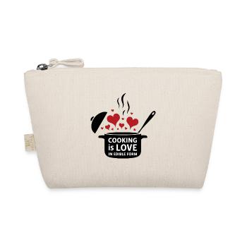 La cuisine, c’est l’amour sous forme comestible. - Trousse biologique - nature - Devant