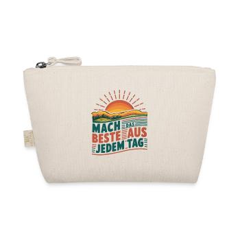Make the most of every day - Organic Pouch - nature - Front