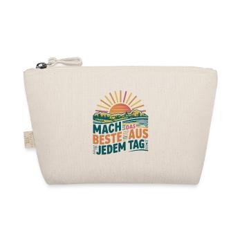 Make the most of every day - Organic Pouch - nature - Front