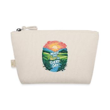 Make the most of every day - Organic Pouch - nature - Front