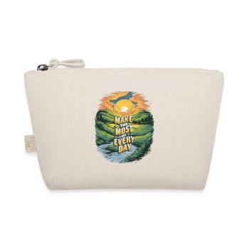 Make the most of every day - Organic Pouch - nature - Front