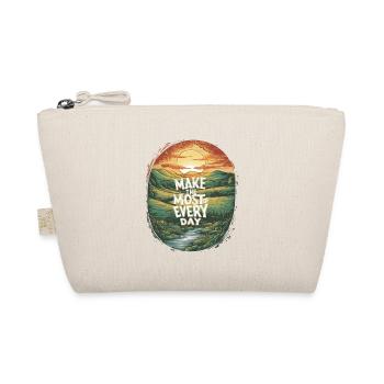 Make the most of every day - Organic Pouch - nature - Front
