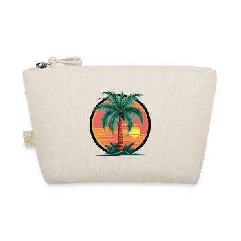 Palmier tropical au coucher du soleil – motif de vacances - Trousse biologique - nature - Devant