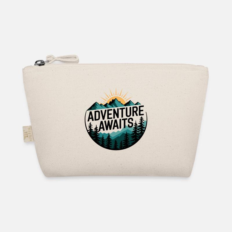 Adventure Awaits – Mountain Panorama Organic Pouch