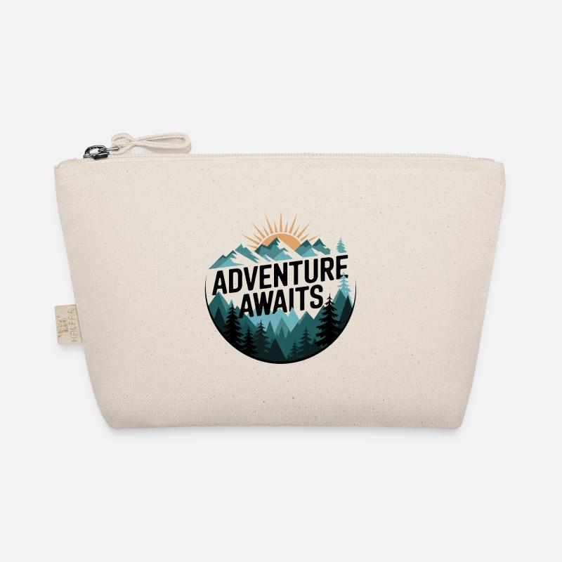 Adventure Awaits – Mountain Panorama Organic Pouch