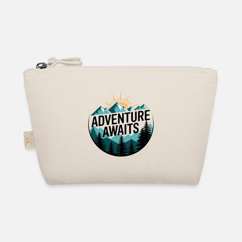 Adventure Awaits – Mountain Panorama Organic Pouch