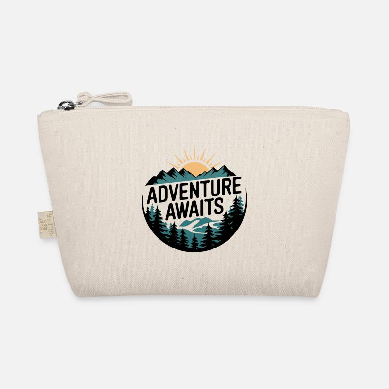 Adventure Awaits – Mountain Panorama Organic Pouch