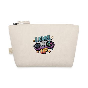 Level Up – Gaming Controller - Organic Pouch - nature - Front