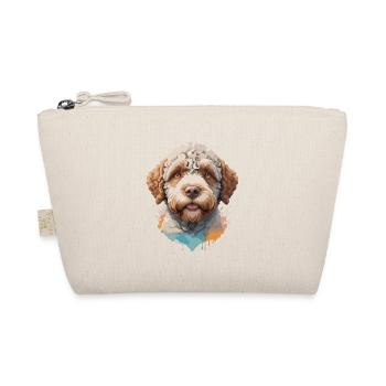 Lagotto romagnolo Hund Niedlich in buntem Design - Bio-Täschchen - Natur - Vorne
