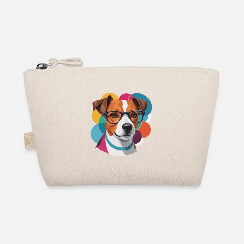 Jack Russel Dog Terrier Lunettes Cool Trousse biologique