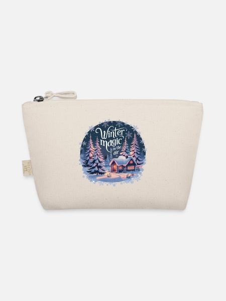 Winter Magic is in the Air – Winter Landscape - Organic Pouch - nature - Front