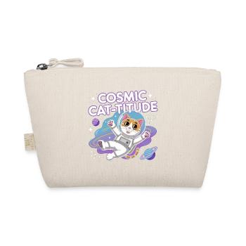 Cosmic Cat-titude – Intergalactic Cat Power - Organic Pouch - nature - Front