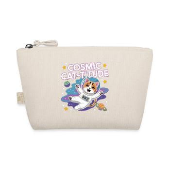 Cosmic Cat-titude – Intergalactic Cat Power - Organic Pouch - nature - Front