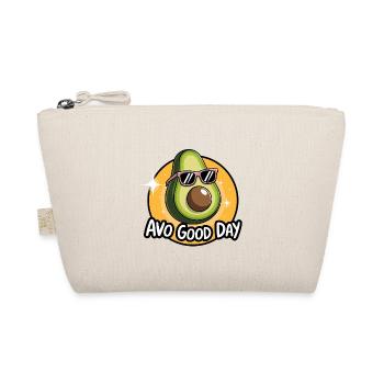 Avo Good Day – Lustige Avocado Cartoon - Bio-Täschchen - Natur - Vorne