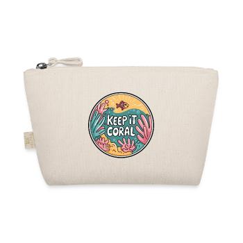 Keep It Coral – Saving Coral Reef, Marine Conservation - Organic Pouch - nature - Front
