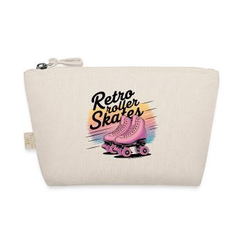 Retro Roller Skates – 80s Vibes - Organic Pouch - nature - Front