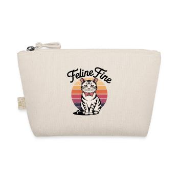 Feline Fine – Chat Sunset Rétro - Trousse biologique - nature - Devant