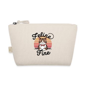 Feline Fine – Chat Sunset Rétro - Trousse biologique - nature - Devant