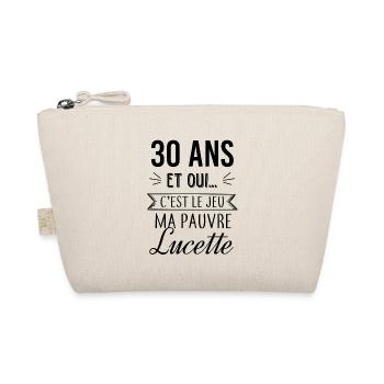Pauvre Lucette 30 ans - Trousse biologique - nature - Devant