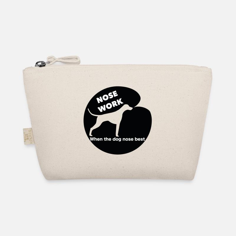 Nose Work Black logo Organic Pouch