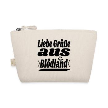 liebe grüße - Bio-Täschchen - Natur - Vorne