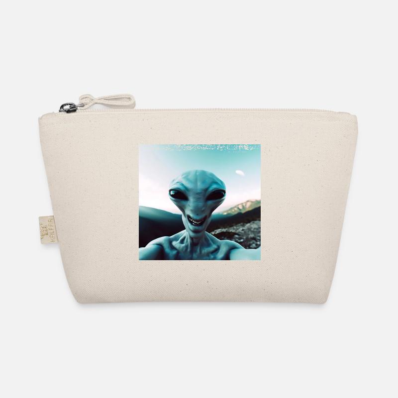 Alien Selfie in den Bergen Bio-Täschchen