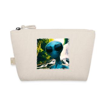 Alien Selfie - Neben dem Wasserfall - Bio-Täschchen - Natur - Vorne