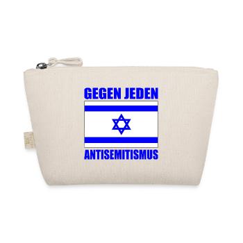 Gegen jeden antisemitismus - Bio-Täschchen - Natur - Vorne