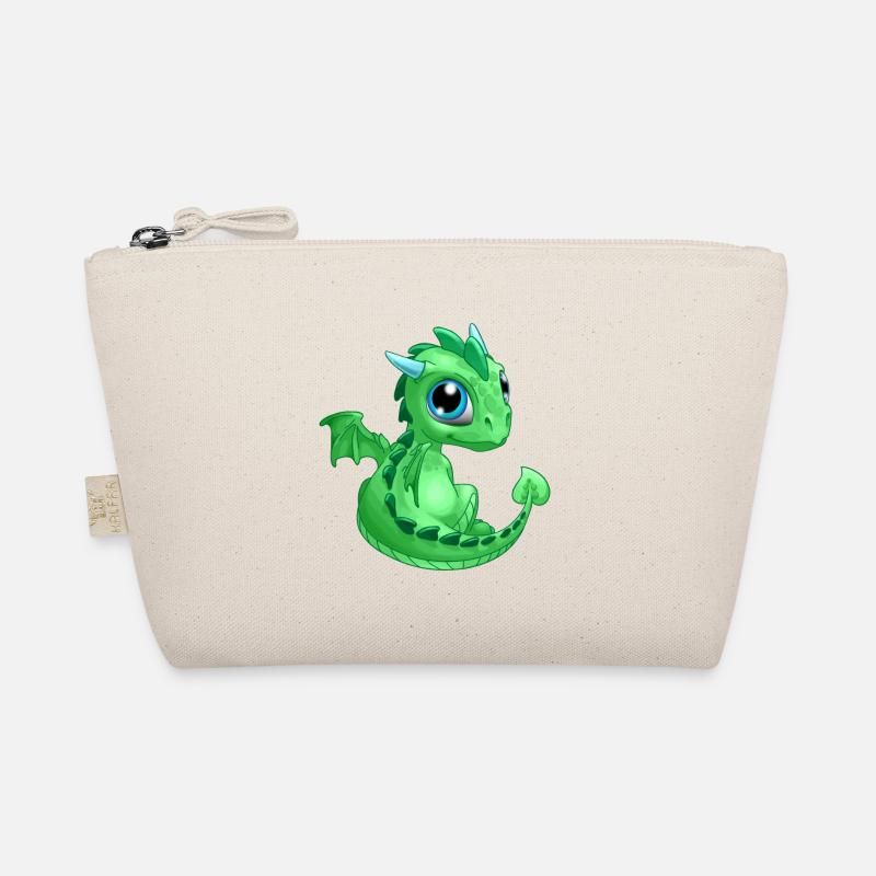 Bébé Dragon Vert | Mignon bébé dragon vert Trousse biologique