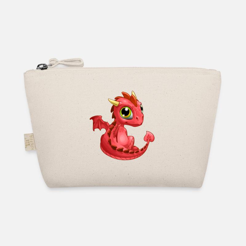 Bébé Dragon Rouge | Mignon bébé dragon rouge Trousse biologique