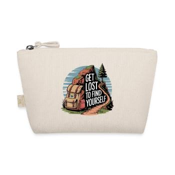 Get Lost to Find Yourself - Outdoor Motif - Organic Pouch - nature - Front