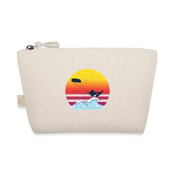 Kitesurfing gift - Organic Pouch - nature - Front