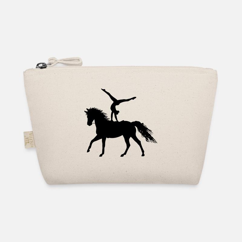 Vaulting equestrian acrobatics riding horse Organic Pouch