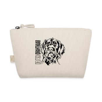 Deutsch Drahthaar Portrait Jagdhunde Hund Wilsigns - Bio-Täschchen - Natur - Vorne