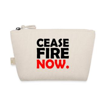 Ceasefire now - Organic Pouch - nature - Front