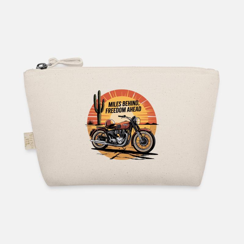 Miles Behind, Freedom Ahead – Biker-Abenteuer - Bio-Täschchen - Natur