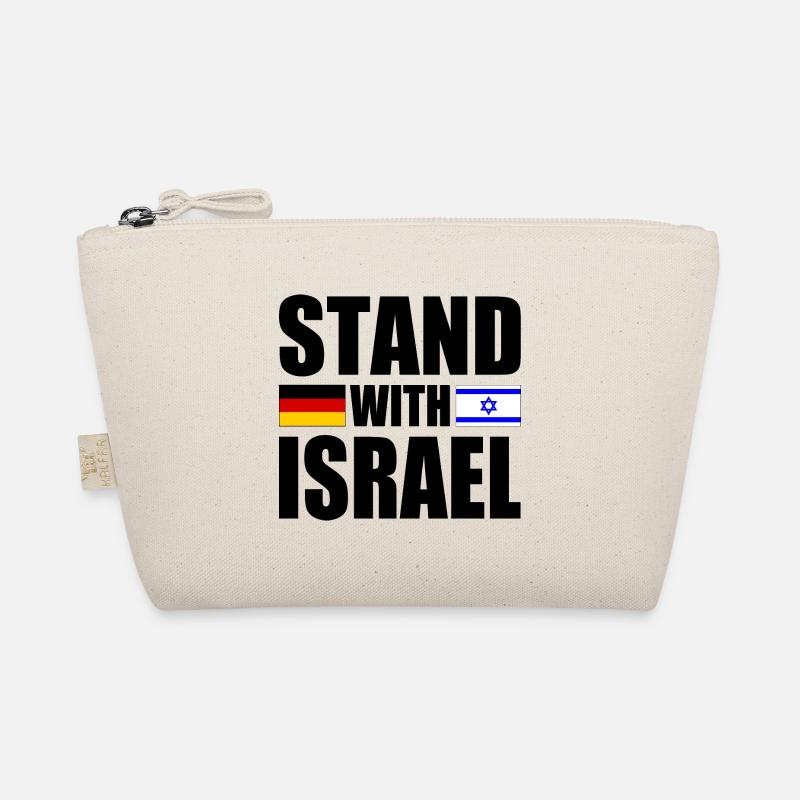 We Stand with israel - Bio-Täschchen - Natur