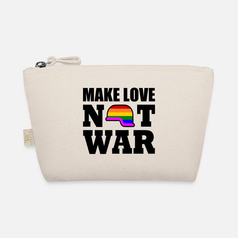Make love not war Bio-Täschchen