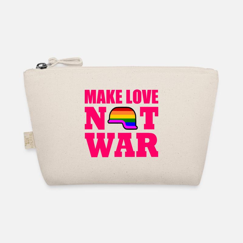 Make love not war Bio-Täschchen
