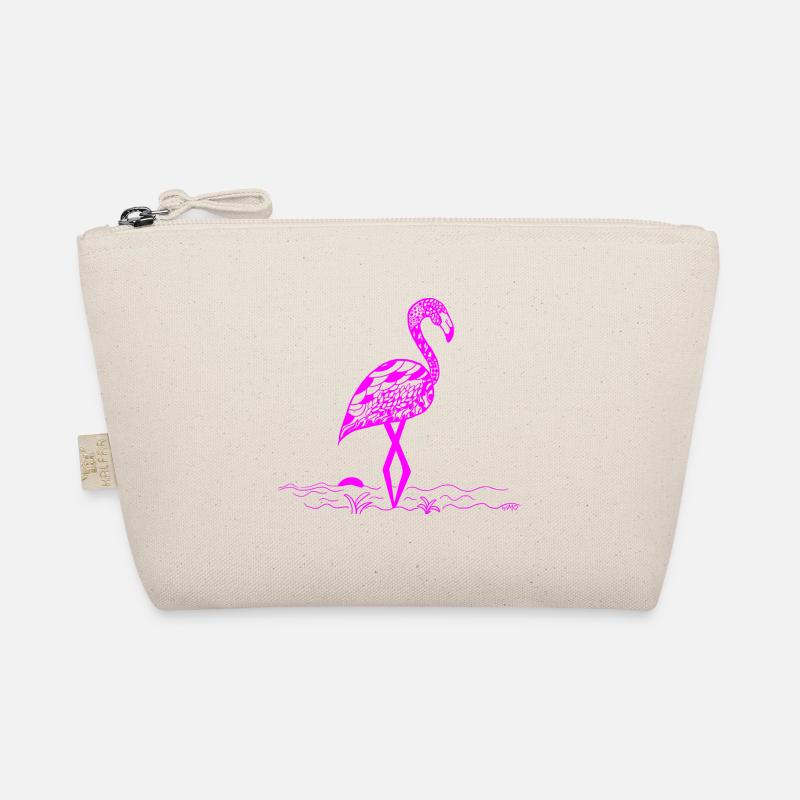 Flamingo - Bio-Täschchen - Natur