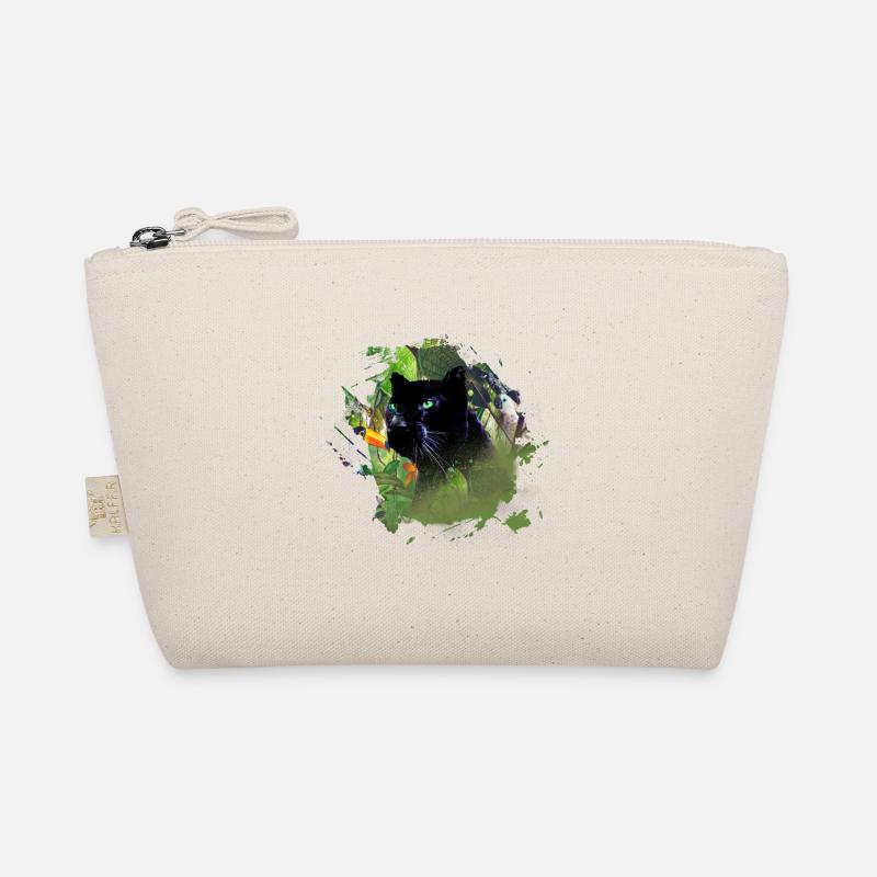 panther,cheetah,leopard,black,green,jungle Organic Pouch